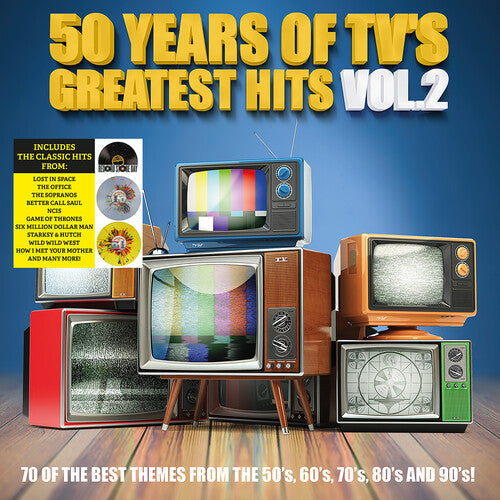 50 Years Of Tv's Greatest Hits Vol. 2 / Var (RSD 4.22.23) Vinyl Record
