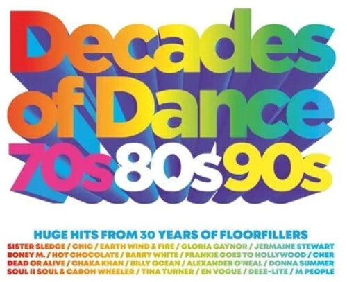Decades Of Dance: 70s 80s 90s [Import] (3 Cd's) Music CD