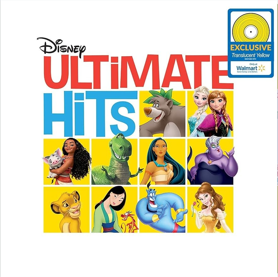 Disney Ultimate Hits (Limited Edition, Translucent Yellow Colored Vinyl) Vinyl Record