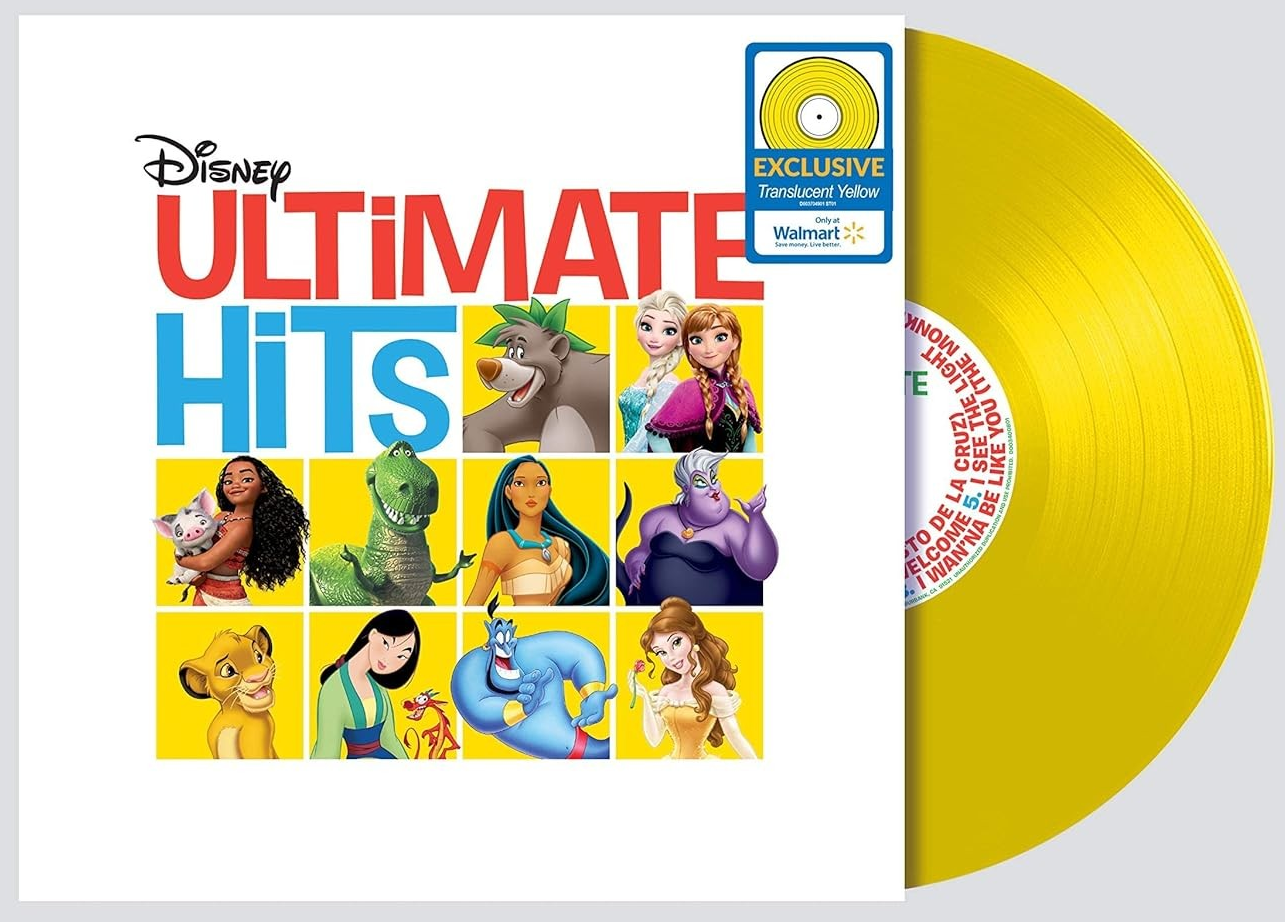 Disney Ultimate Hits (Limited Edition, Translucent Yellow Colored Vinyl) Vinyl Record