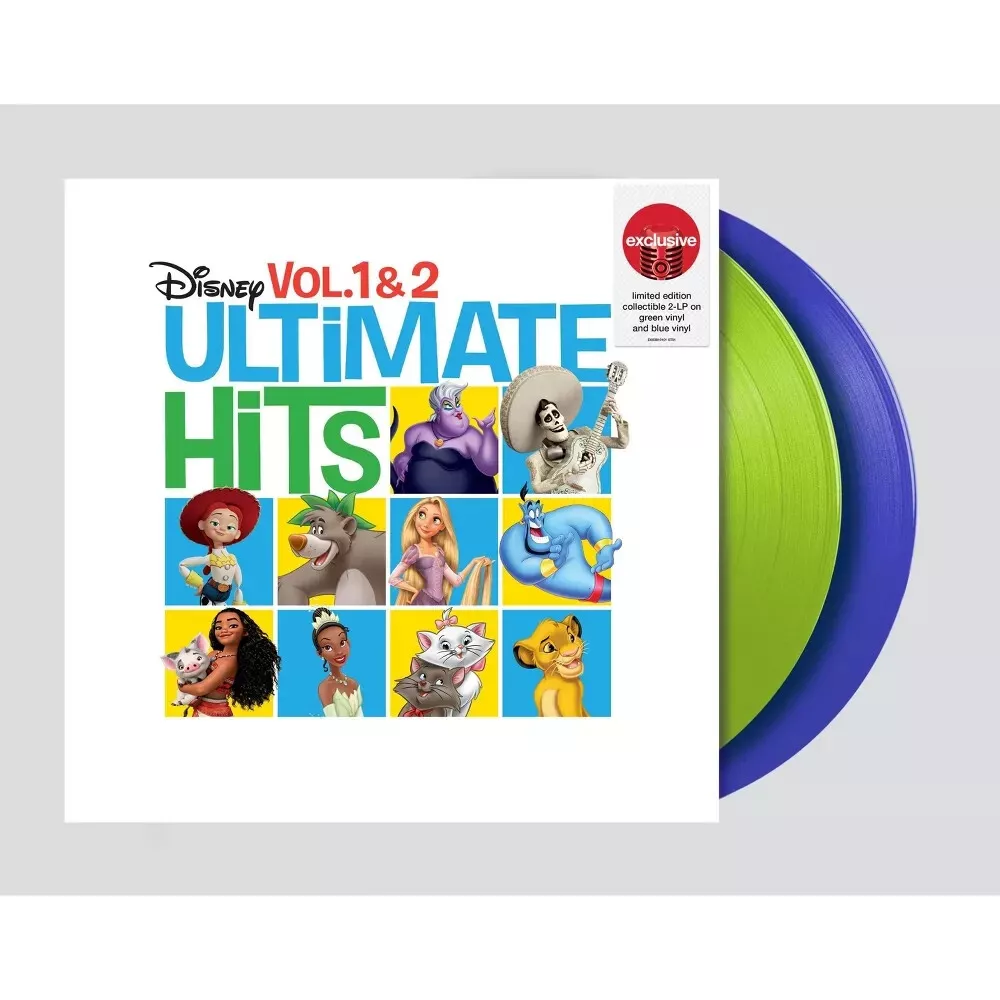Various Artists Disney Ultimate Hits Vol.1 & 2 (Limited Edition, Green & Blue Vinyl) (2 Lp's) Vinyl Record