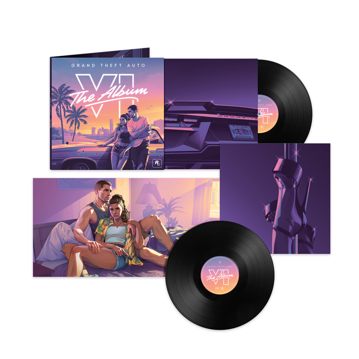 PRE-ORDER: Various Artists - Grand Theft Auto Vi: The Album (Original Soundtrack) Vinyl Record