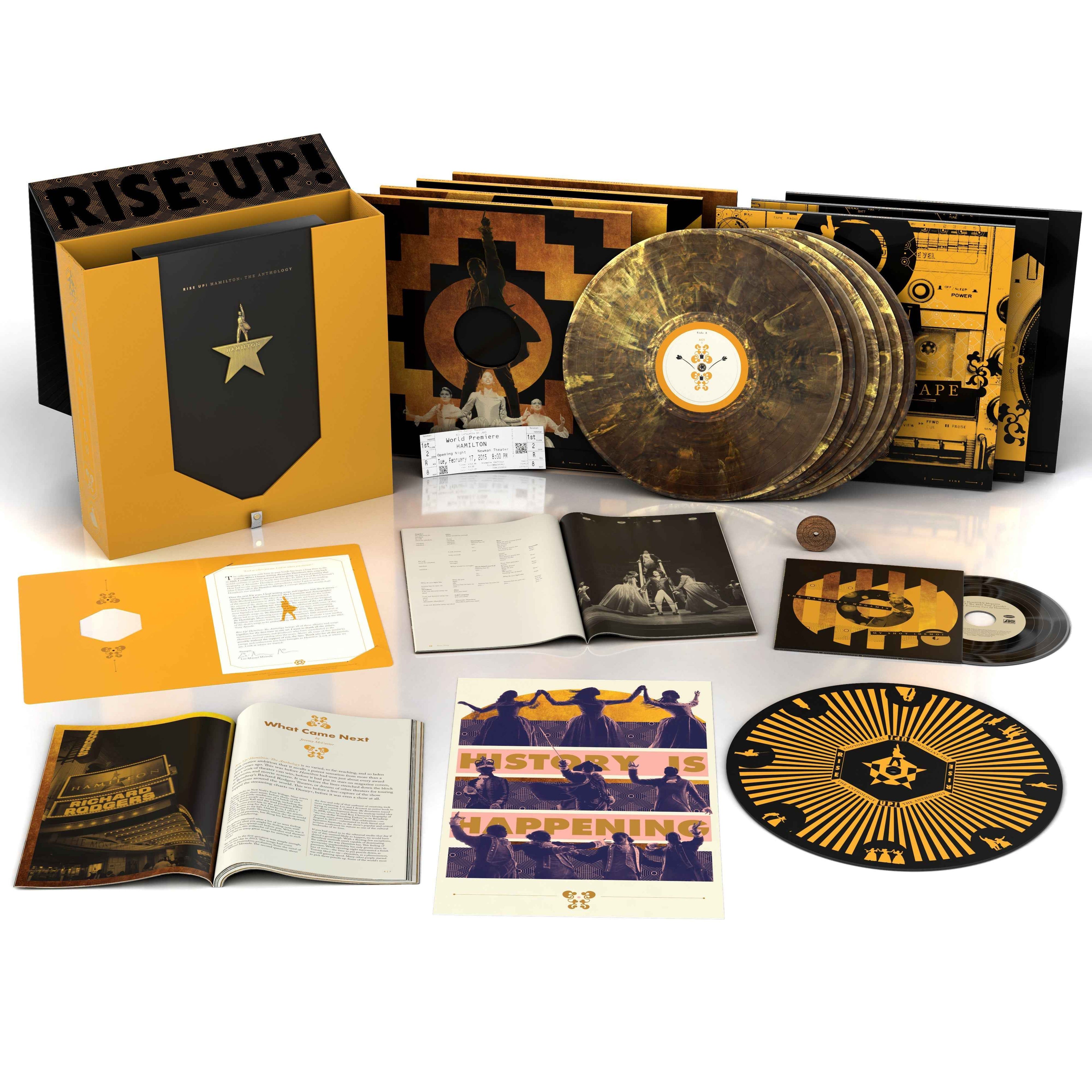 PRE-ORDER Various Artists Lin-Manuel Miranda - Rise Up! Hamilton: The Anthology (Box Set) [8LP] Vinyl Record