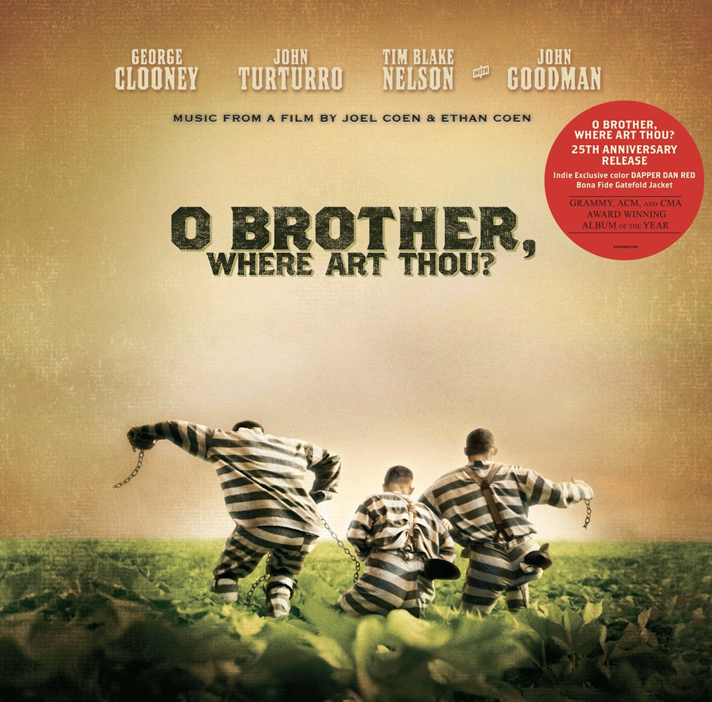 O BrotherWhere Art Thou? (Indie Exclusive) (Original Motion Picture Soundtrack) (25Th Anniversary) [Dapper Dan Red 2LP] Vinyl Record