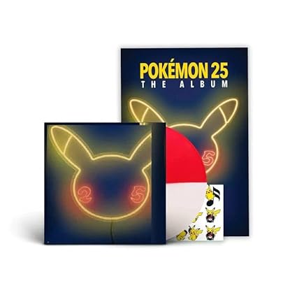 Various Artists Pokemon 25: The Album (Limited Edition, Two-Tone Vinyl, Poster) Vinyl Record