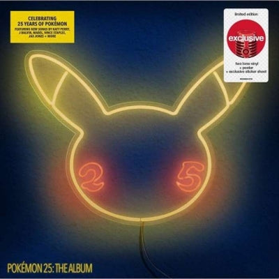 Various Artists Pokemon 25: The Album (Limited Edition, Two-Tone Vinyl, Poster) Vinyl Record
