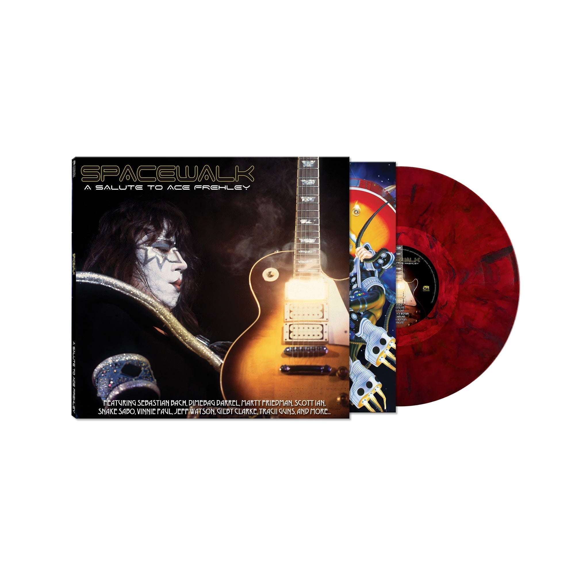 Spacewalk - A Tribute To Ace Frehley (Limited Edition) [Red Marble Vinyl] Vinyl Record