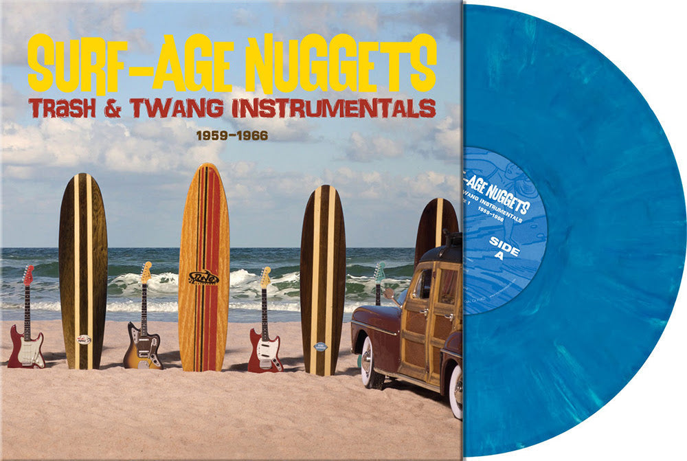 Various Artists - Surf-Age Nuggets: Trash & Twang Instrumentals (Indie Exclusive) [Laguna Blue Marble Vinyl] Vinyl Record