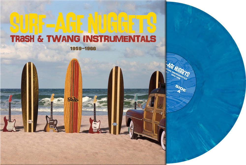 Various Artists - (PRESALE 7/31/26) Surf-Age Nuggets: Trash & Twang Instrumentals (IEX LAGUNA BLUE MARBLE VINYL) | Mint (M) Mint (M)