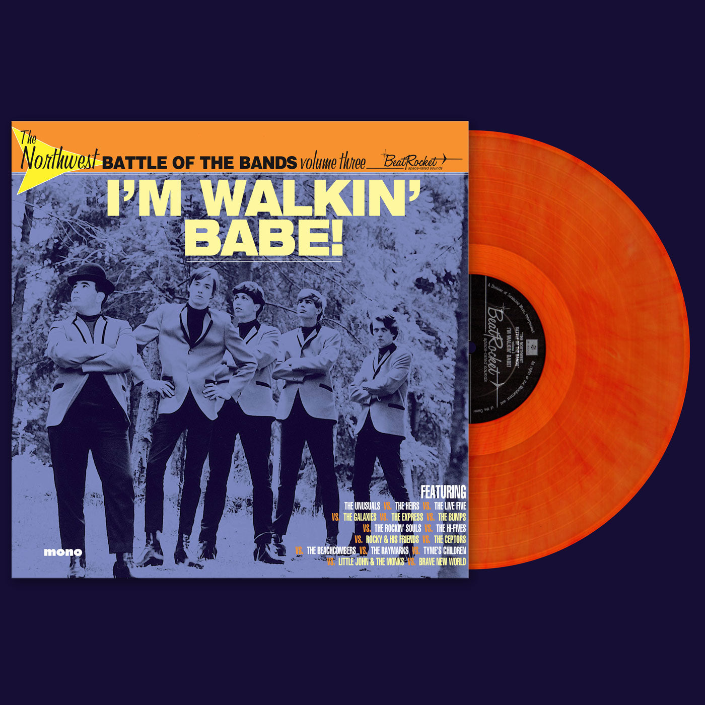 The Northwest Battle Of The Bands Vol. 3: I'm Walkin' Babe! (ORANGE VINYL) Vinyl Record