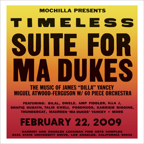 Timeless: Suite for Ma Dukes (2 Lp's) Vinyl Record