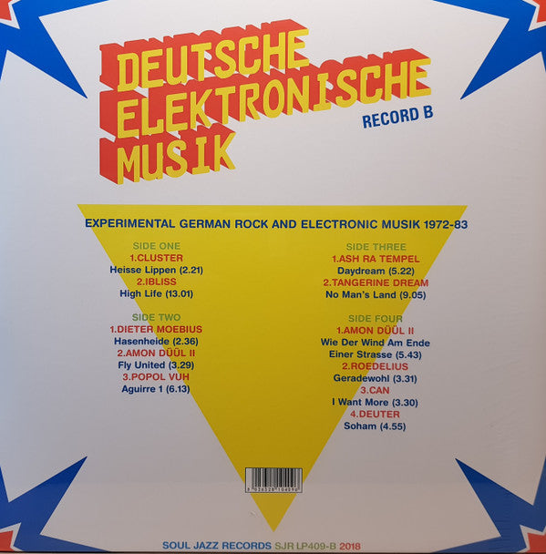 Deutsche Elektronische Musik (Experimental German Rock And Electronic Musik 1972-83) (Record B) | Mint (M) Mint (M)