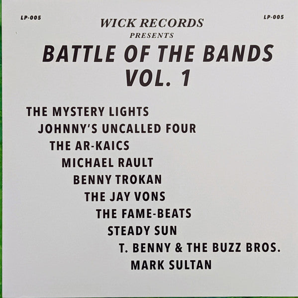 Wick Records Presents - Battle Of The Bands Vol. 1 | Mint (M) Mint (M)