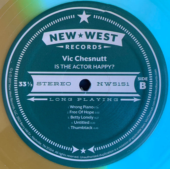 Is The Actor Happy? (SEAGLASS & GOLD SPLIT VINYL) | Mint (M) Mint (M)