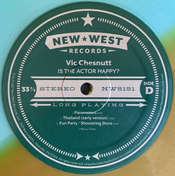 Is The Actor Happy? (SEAGLASS & GOLD SPLIT VINYL) | Mint (M) Mint (M)