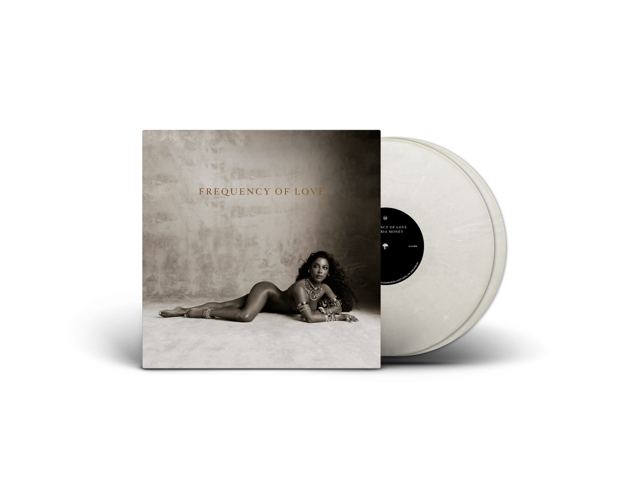 PRE-ORDER Victoria Monet - Frequency Of Love (Indie Exclusive) [Cream Marble Blend] [2LP] [Vinyl] Vinyl Record