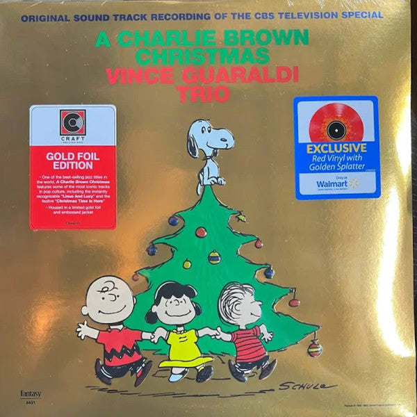 A Charlie Brown Christmas (Red & Golden Splatter Colored Vinyl) [Import] Vinyl Record
