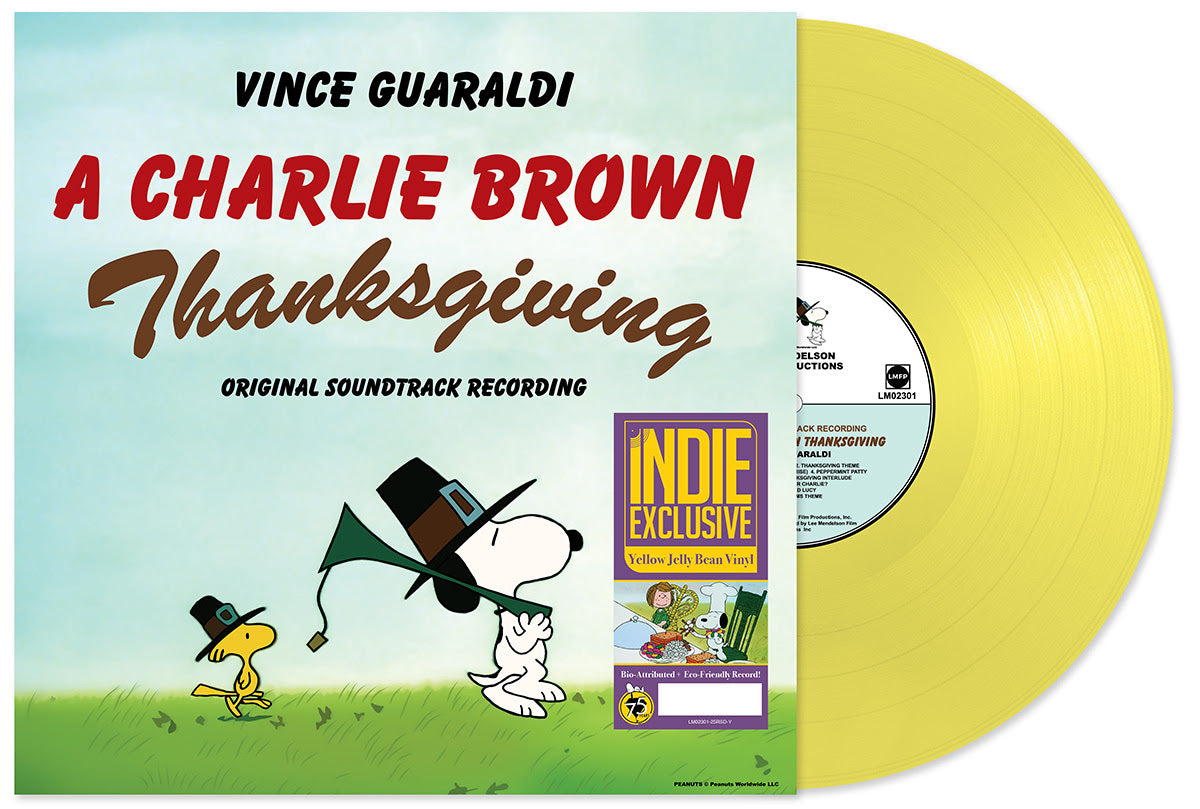 A Charlie Brown Thanksgiving (Indie Exclusive) (Yellow Jelly Bean Vinyl) Vinyl Record