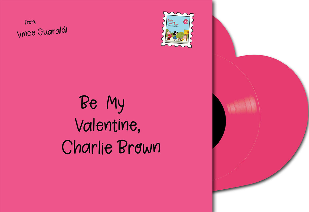 [PRE-ORDER] Vince Guaraldi - Be My Valentine, Charlie Brown (Indie Exclusive) [Pink Heart Shaped Vinyl] [Vinyl] Vinyl Record
