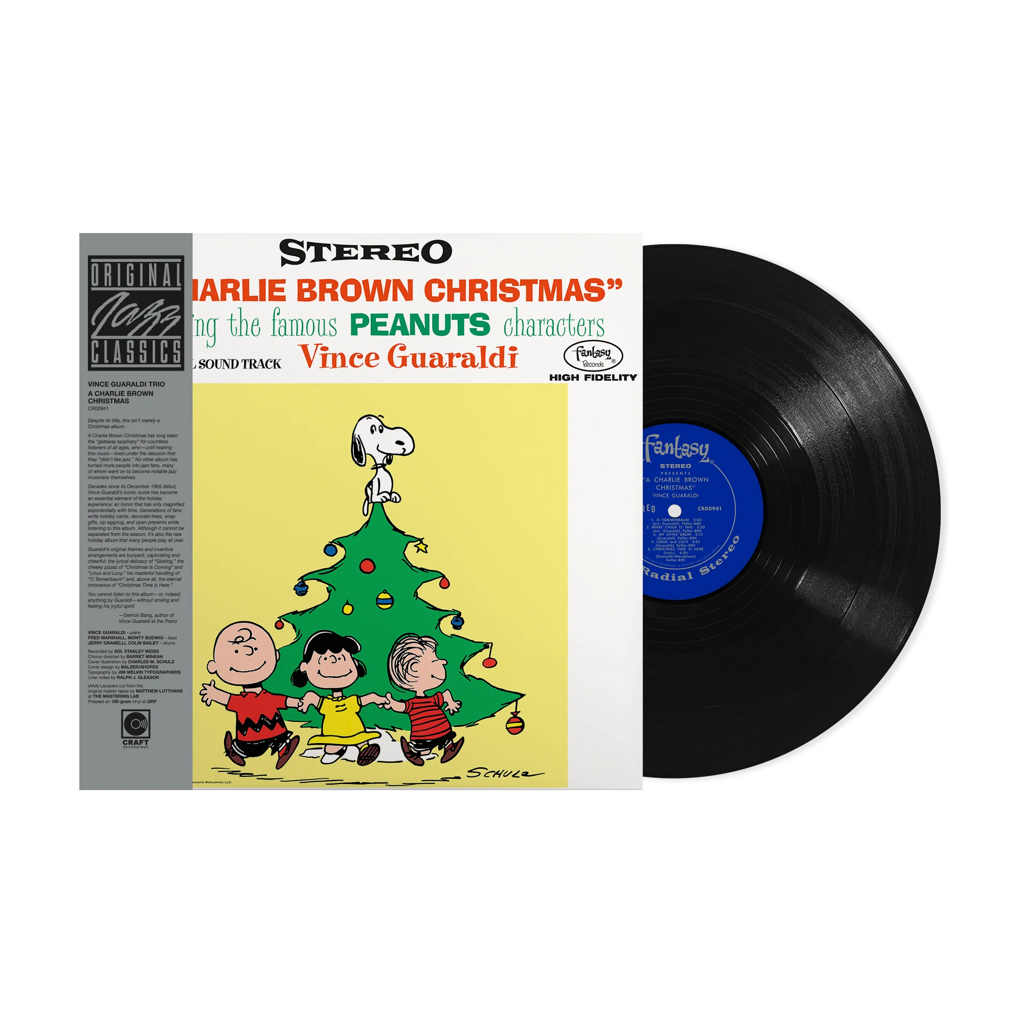 [PRE-ORDER] Vince Guaraldi Trio - A Charlie Brown Christmas (Original Jazz Classics Series) [180G LP] [Vinyl] Vinyl Record