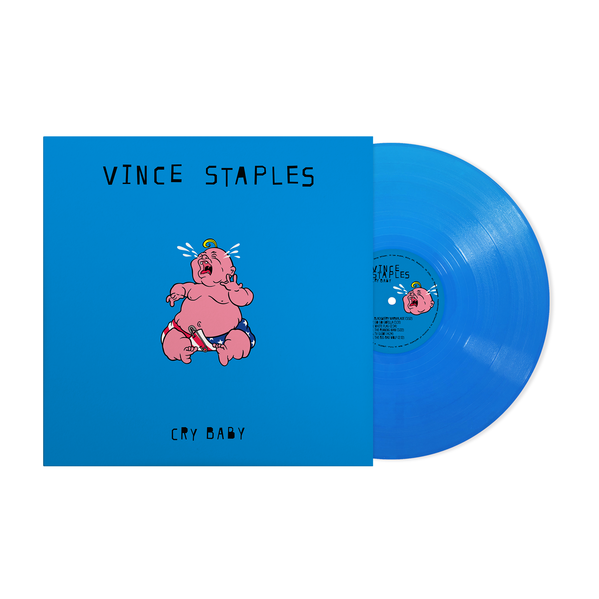 PRE-ORDER Vince Staples - Cry Baby (Uk Edition) [Baby Blue LP] [Alternate Cover] Vinyl Record