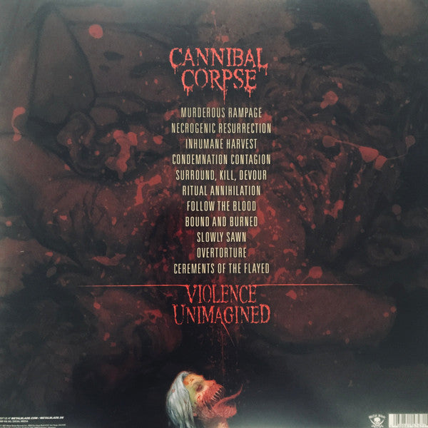 Violence Unimagined (RED IN CLEAR) Vinyl Record
