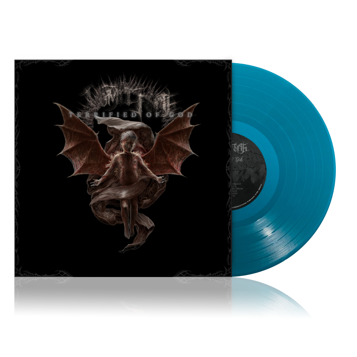 Vomit Forth - Terrified Of God (Indie Exclusive, Colored Vinyl, Translucent Sea Blue) Vinyl Record
