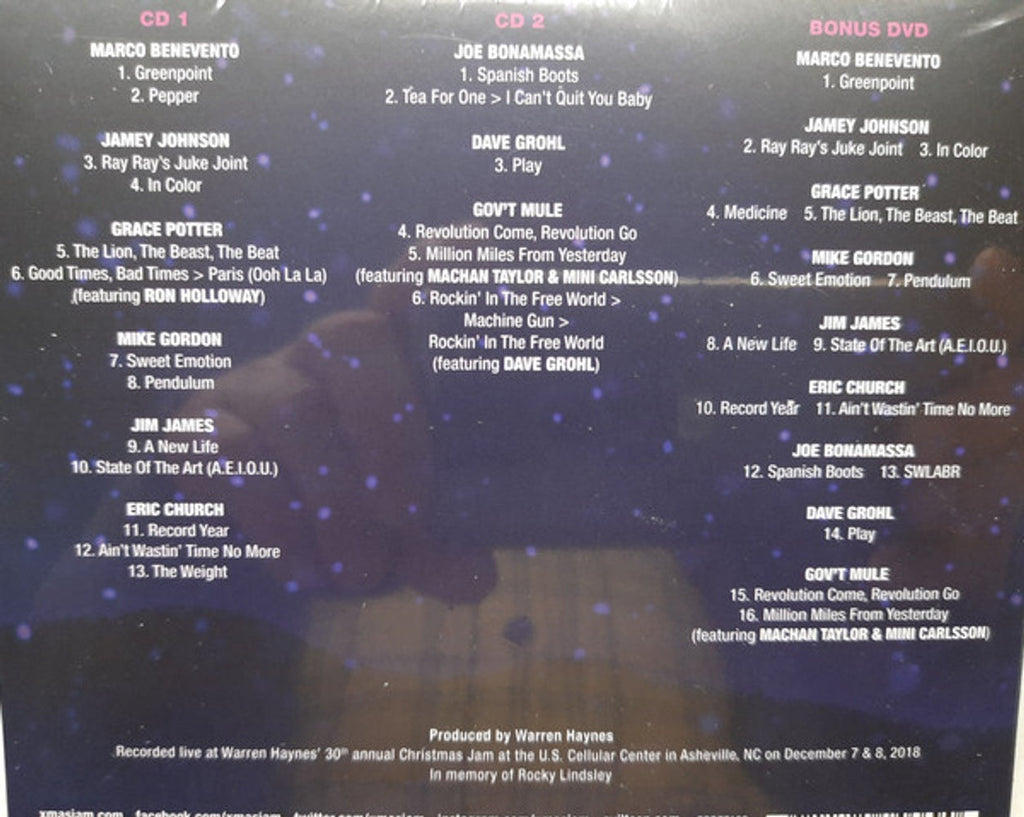 Warren Haynes – Warren Haynes Presents: The Benefit Concert Volume 20 (2-CD + DVD) Music CD