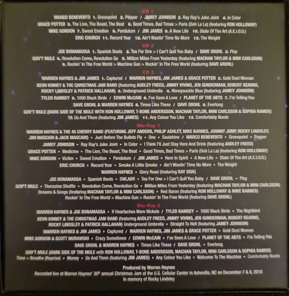 Warren Haynes – Warren Haynes Presents: The Benefit Concert Volume 20 (3-CD + 2 Blu-ray) Music CD