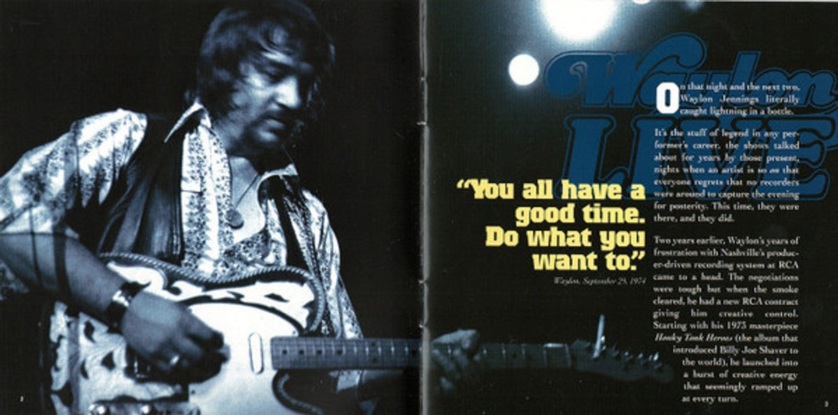 Waylon Jennings – Waylon Live (2-CD)