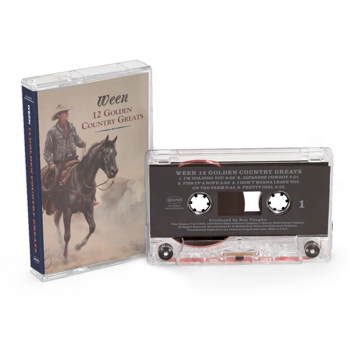 Ween – 12 Golden Country Greats Music Cassette Tape