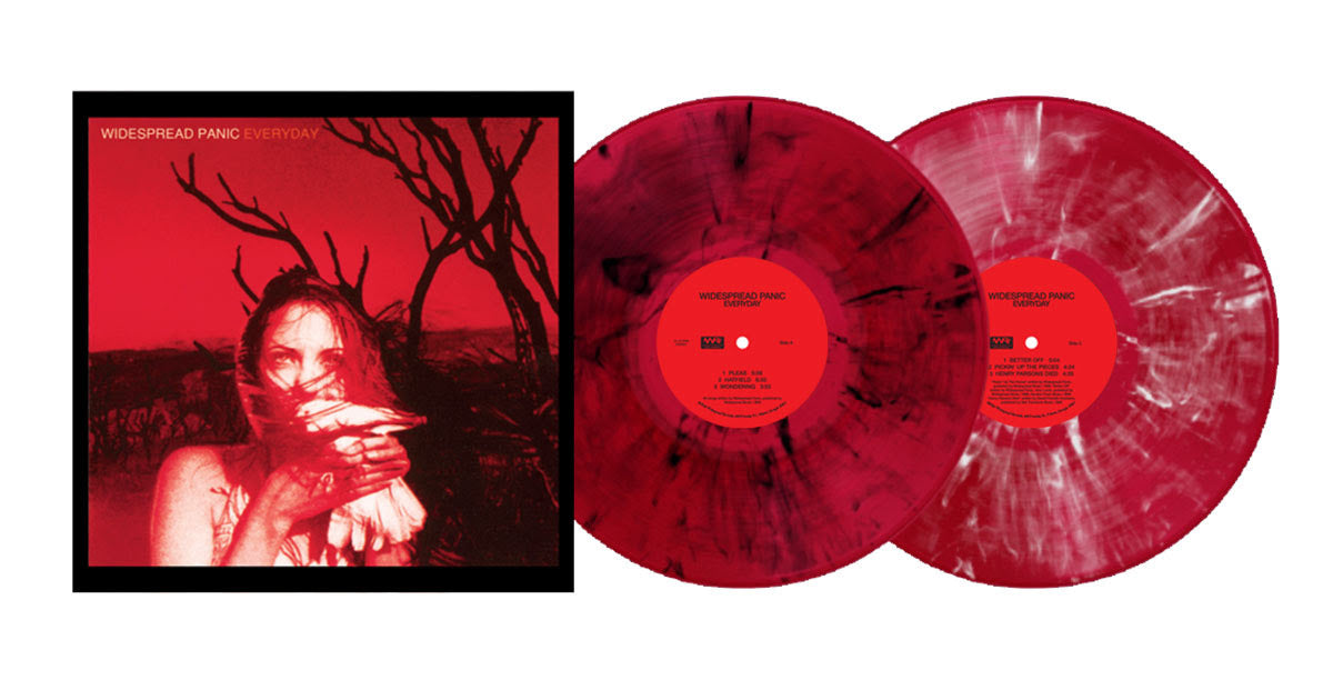 PRE-ORDER Widespread Panic - Everyday [Maroon/Black Swirl & Maroon/White Swirl] [2Lp] Vinyl Record