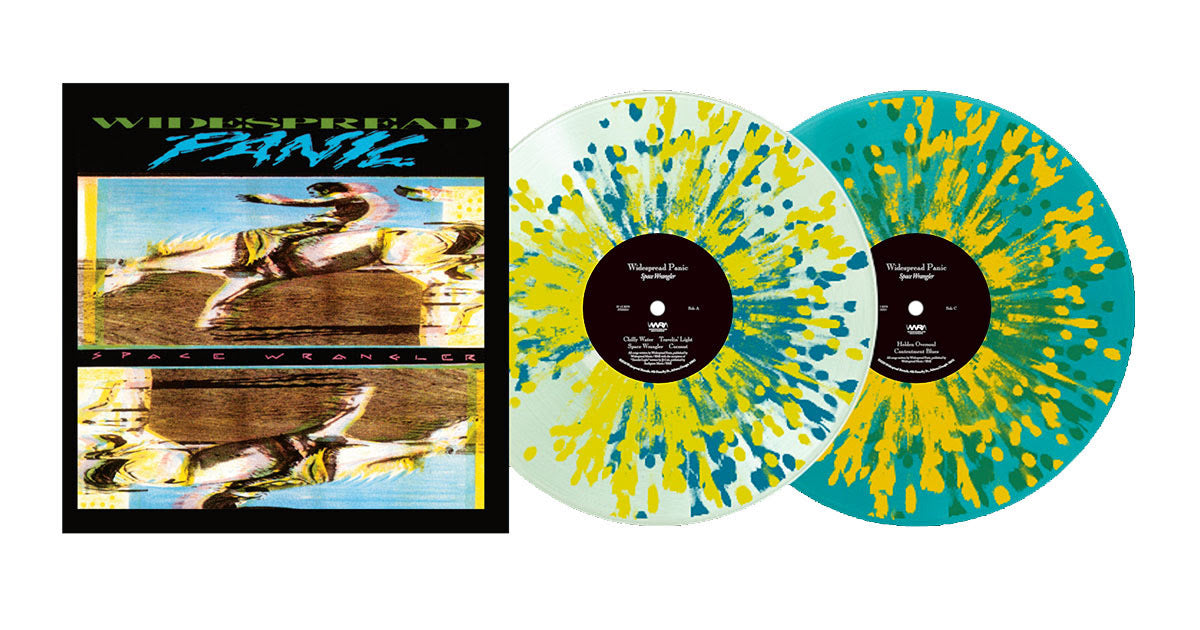 PRE-ORDER Widespread Panic - Space Wrangler [White W/ Teal/Yellow Splatter & Teal W/ Green/Yellow Splatter] [2Lp] Vinyl Record