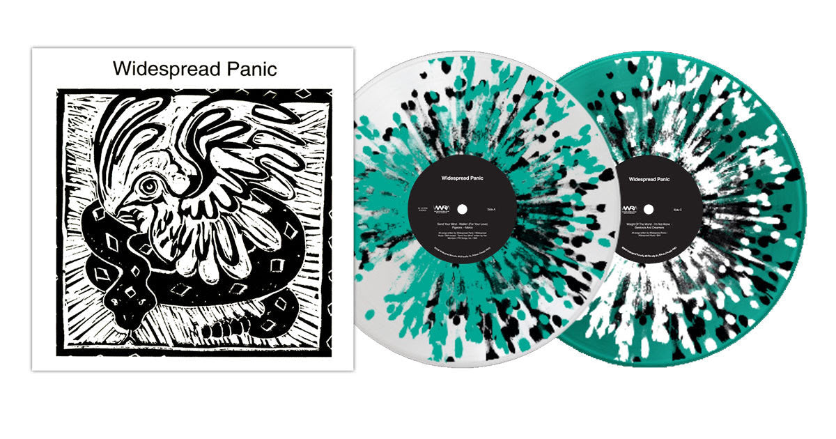 PRE-ORDER Widespread Panic - Widespread Panic [Seafoam Green W/ Black & White Splatter] [2Lp] Vinyl Record