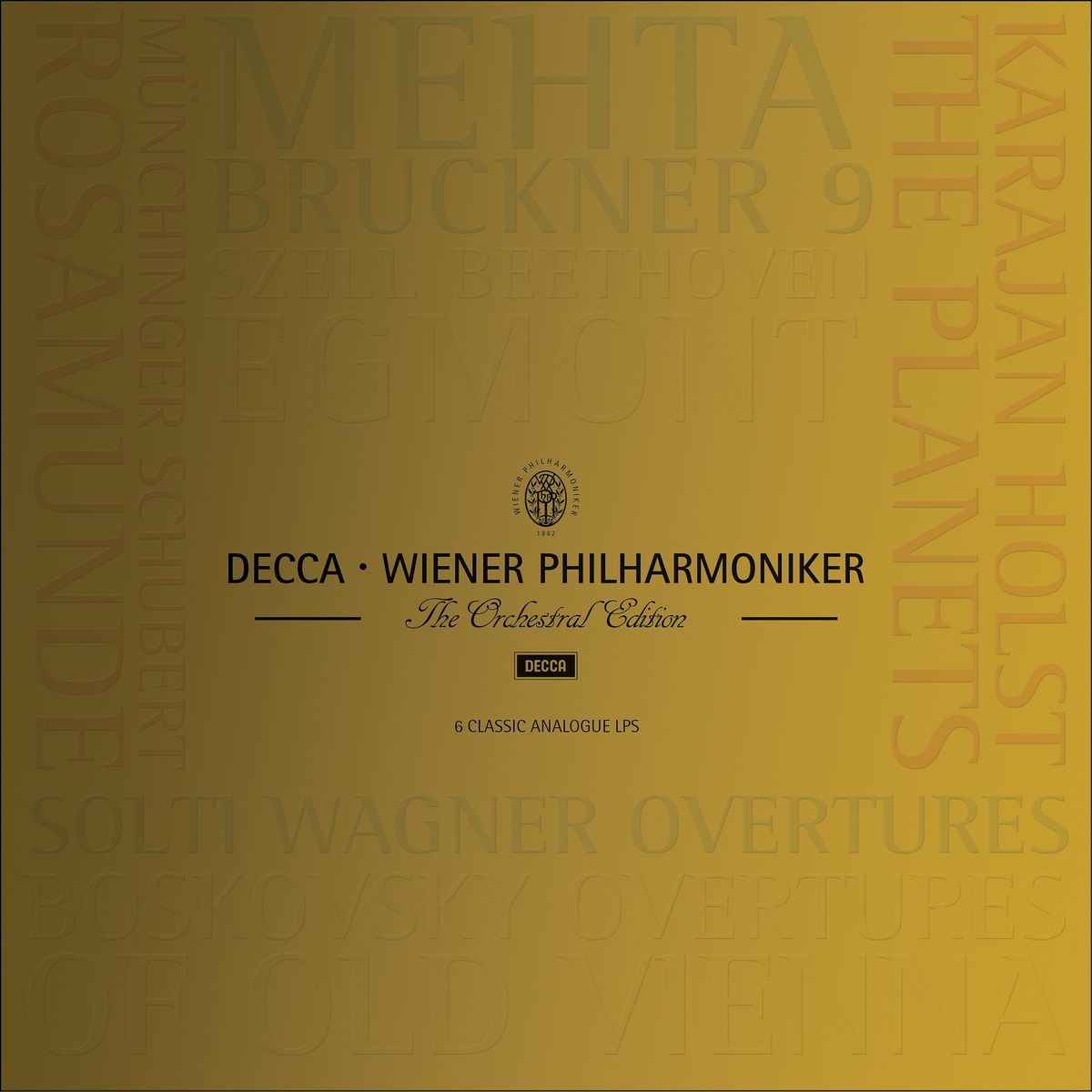 Wiener Philharmoniker - Wiener Philharmoniker Edition (Limited Edition) (6 Lp's) (Box Set) Vinyl Record