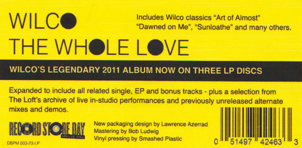 Wilco – Whole Love Expanded (3-LP Vinyl) Vinyl Record