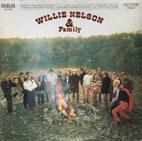 Willie Nelson & Family Willie Nelson & Family (Limited Edition, "Campfire Quad" Colored Vinyl) Vinyl Record