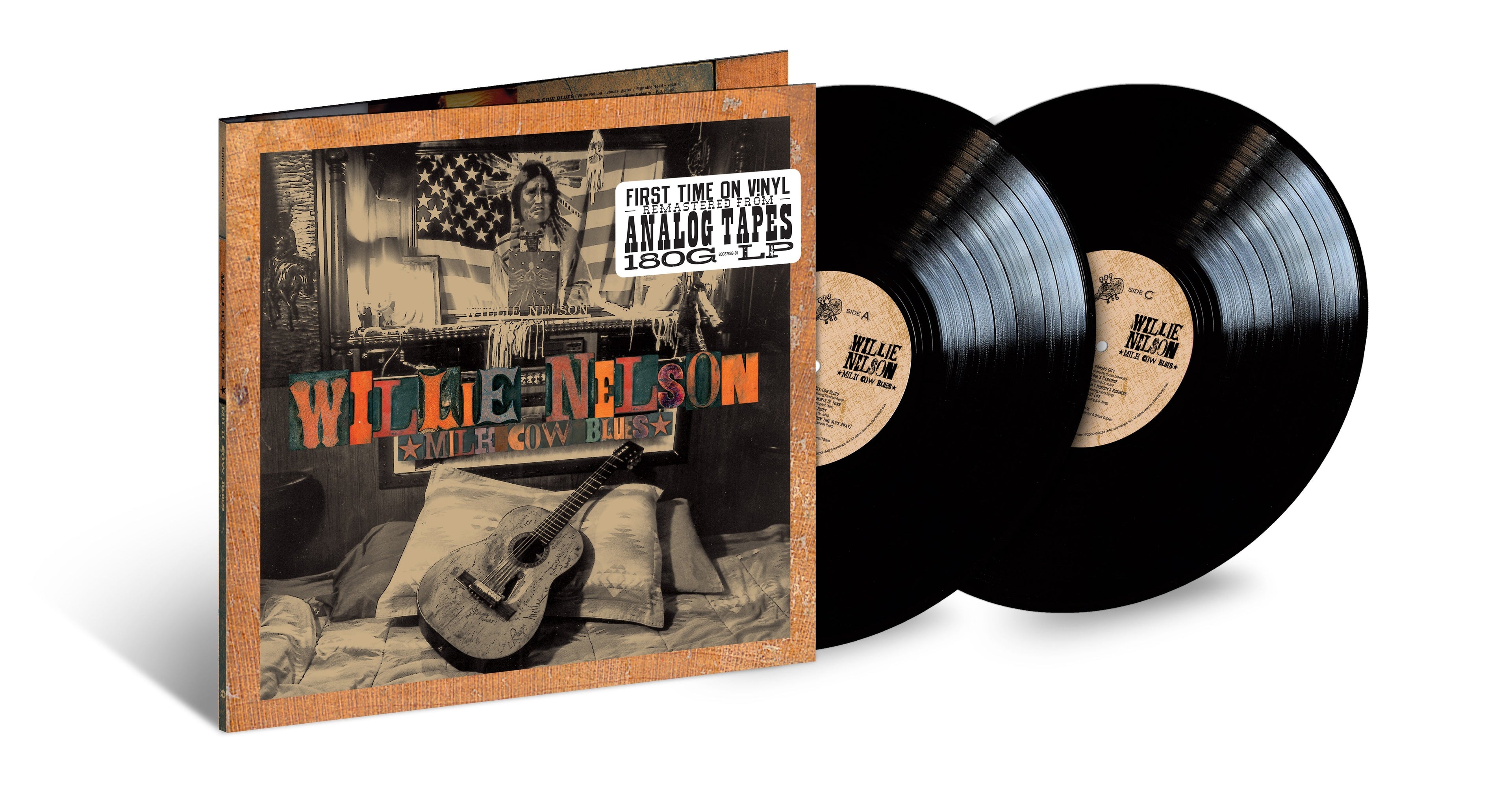 Willie Nelson Milk Cow Blues [2 LP] Vinyl Record