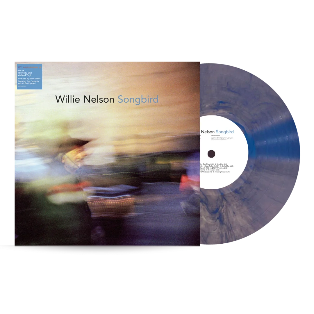 PRE-ORDER: Willie Nelson - Songbird (20Th Anniversary) [Rainy Day Blue Marbled LP] Vinyl Record