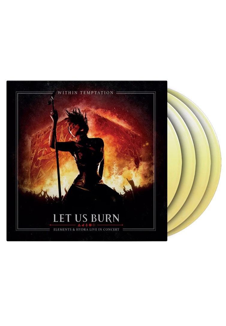 Within Temptation - Let Us Burn: Elements & Hydra (180G) [Color Vinyl] [4LP] [Vinyl] Vinyl Record