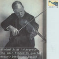 Hindemith as Interpreter: The Amar-Hindemith Quartet - Mozart, Beethoven, Bartók Music CD
