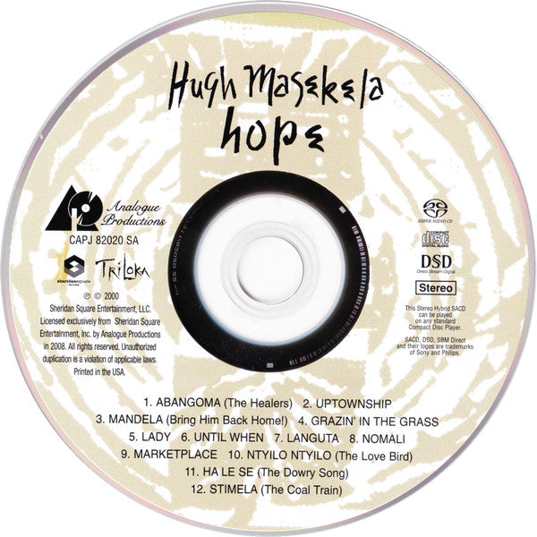 Hope (SACD) | Mint (M) Mint (M)