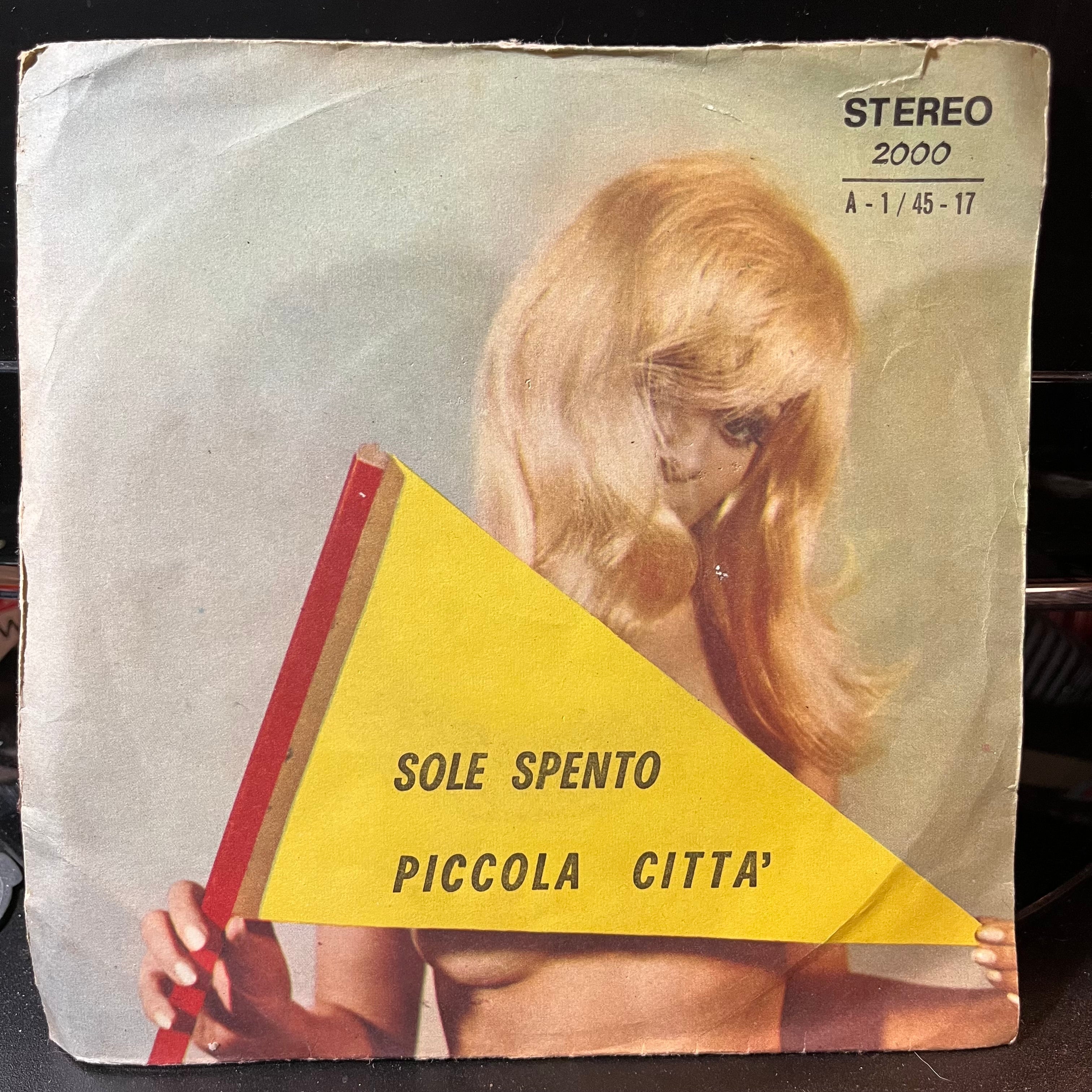 Anna Carucci - Sole Spento / Piccola Citta (7" ITALY VINYL) |