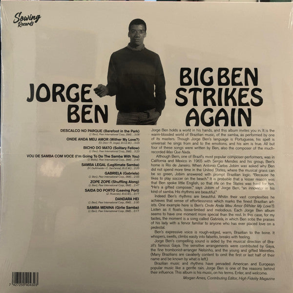 Jorge Ben - Big Ben Strikes Again (CLEAR VINYL) |