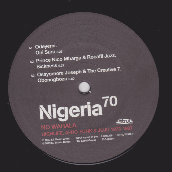 Nigeria 70 (No Wahala: Highlife, Afro-Funk & Juju 1973-1987)(VINYL) |