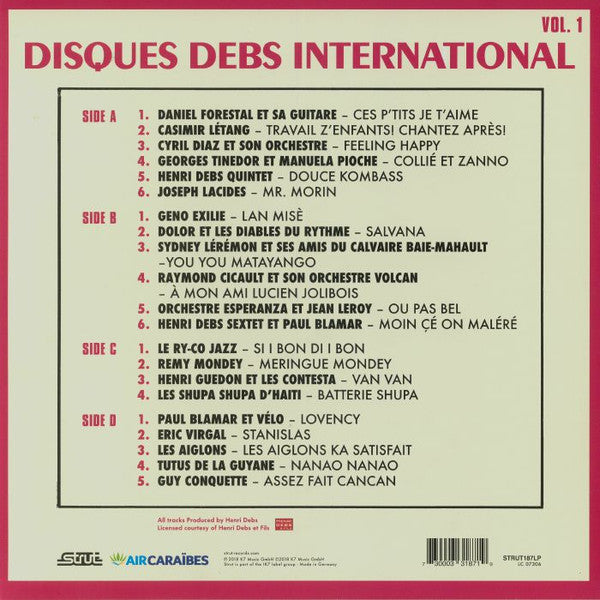 Disques Debs International Volume 1 (2xVINYL)(An Island Story: Biguine, Afro Latin & Musique Antillaise 1960-1972) | Mint (M) Mint (M)