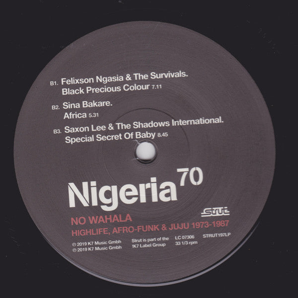 Nigeria 70 (No Wahala: Highlife, Afro-Funk & Juju 1973-1987)(VINYL) |