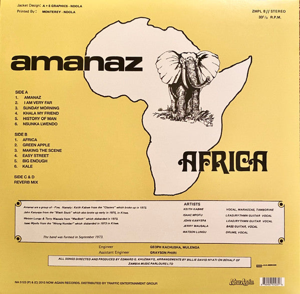 Amanaz - Africa (2xVINYL) | Mint (M) Mint (M)