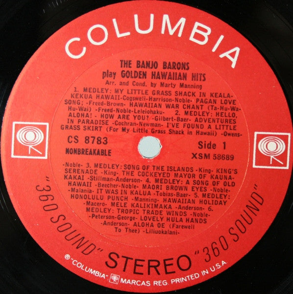 The Banjo Barons - Golden Hawaiian Hits | Near Mint (NM) Near Mint (NM)