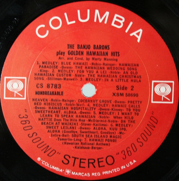 The Banjo Barons - Golden Hawaiian Hits | Near Mint (NM) Near Mint (NM)
